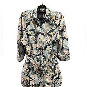 We Are Kindred - Talulah Playsuit in Noir Blossom Size US 10